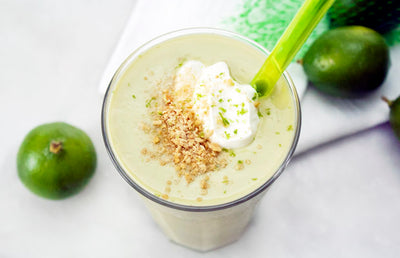 Key Lime Pie Protein Shake Recipe with 23 Grams of Grass Fed Whey - So Delicious!